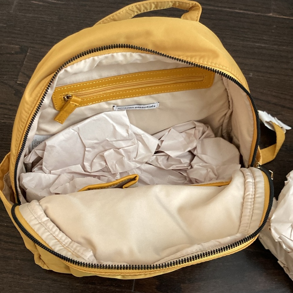 Amazon Essentials Yellow Backpack - Picture 7 of 9